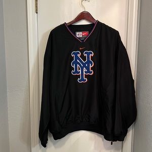 Mens Mets Nike Pullover Windbreaker Size XXL